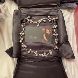 Tiffany style solid 925 ball necklace